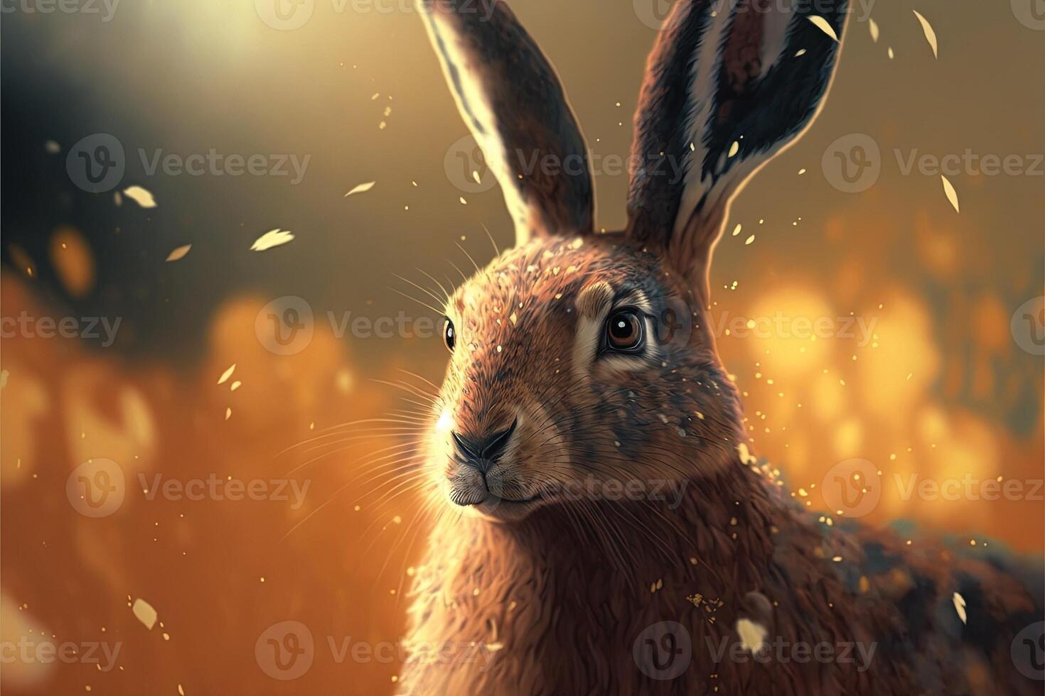 year of the rabbit 2023 hare chines oroscope illustration photo