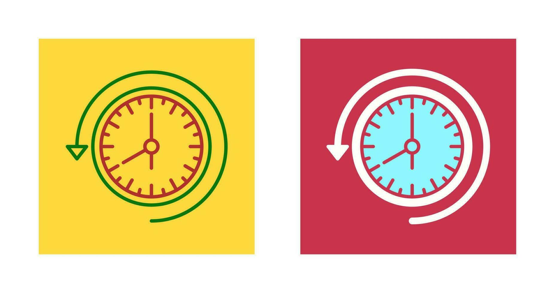 Past Time Vector Icon