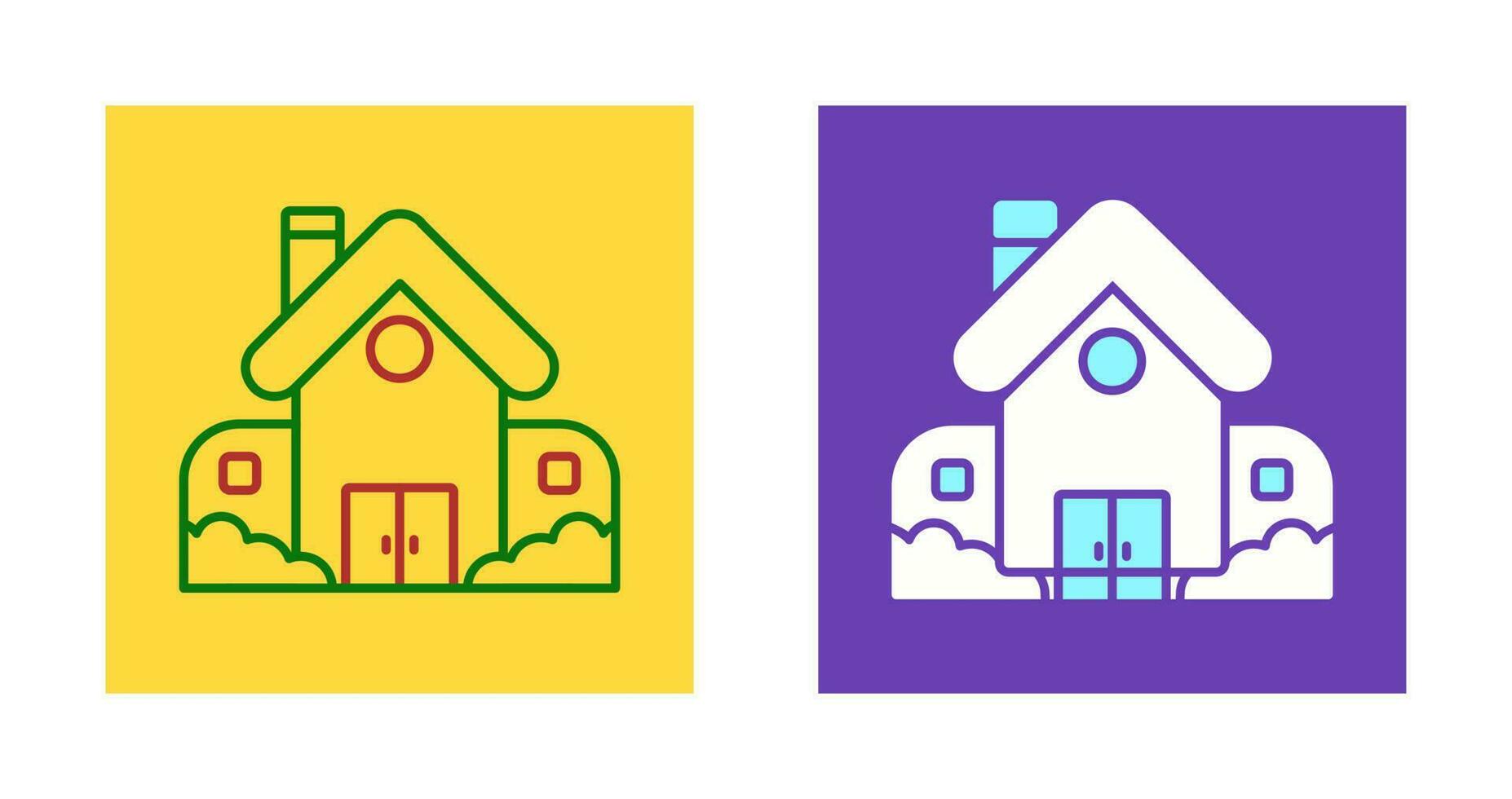 Retirement Home Vector Icon