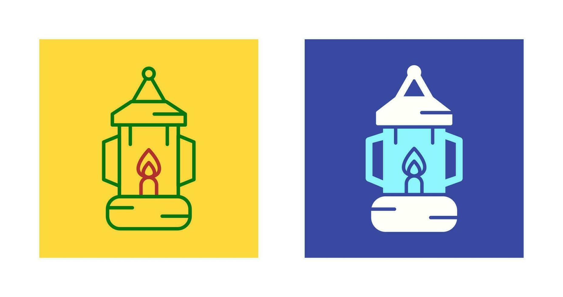 Oil Lamp Vector Icon