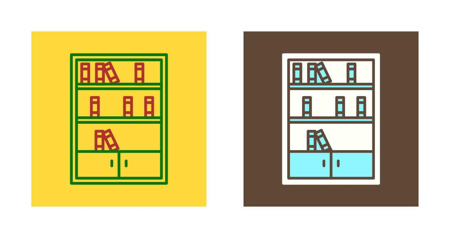 Books Shelf Vector Icon