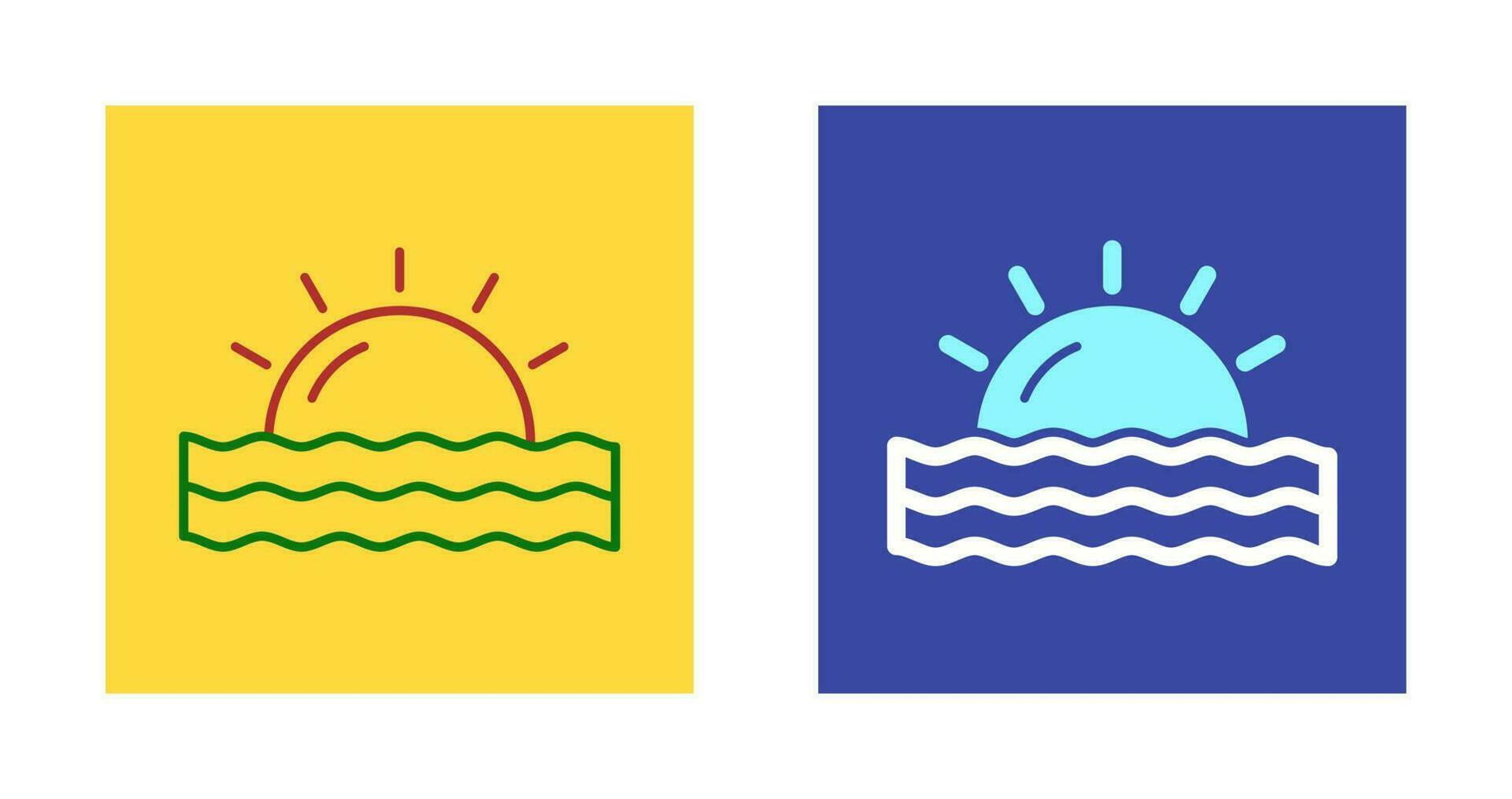 Sunset Vector Icon