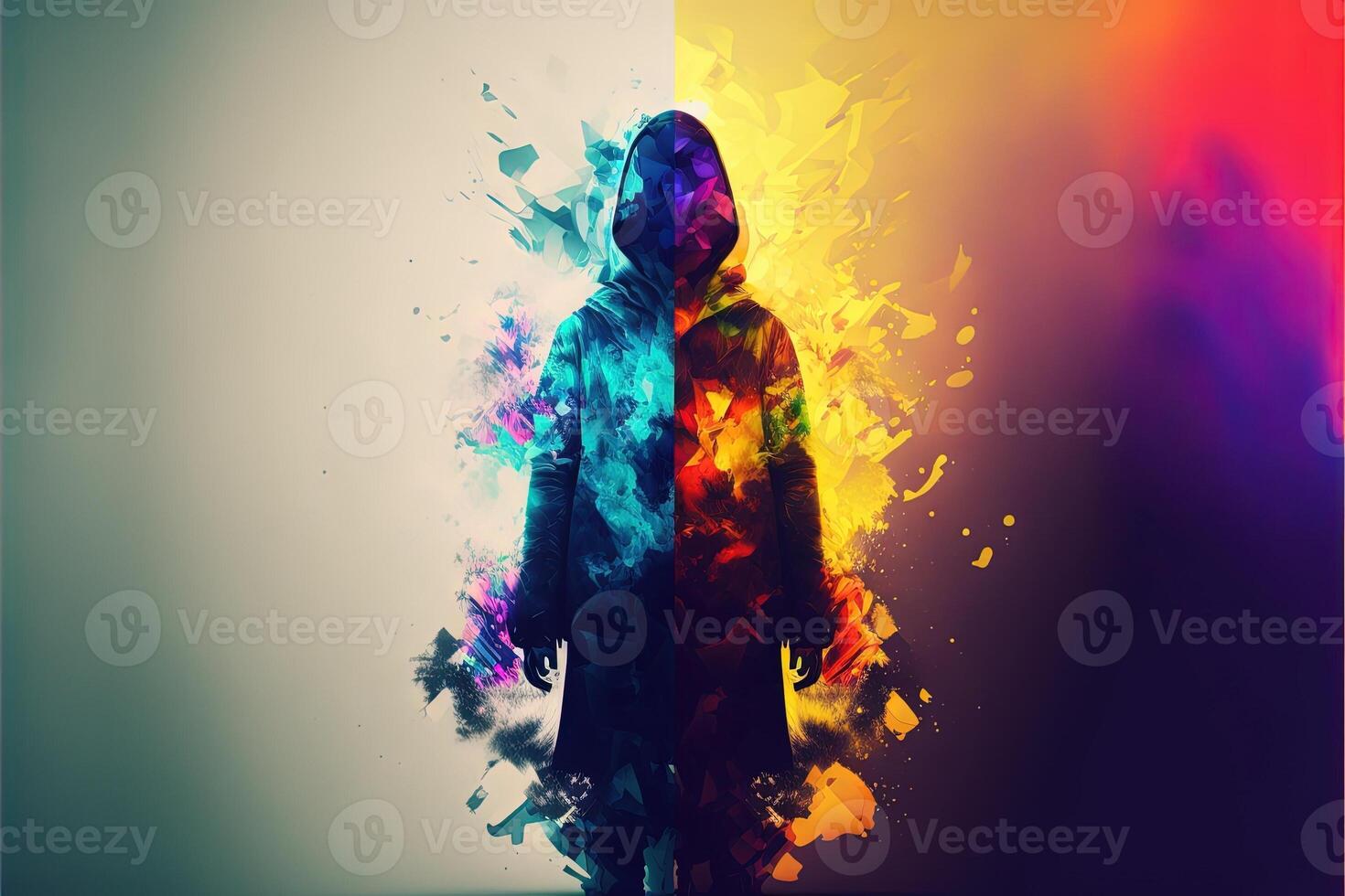 i am different abstract concept illustration photo