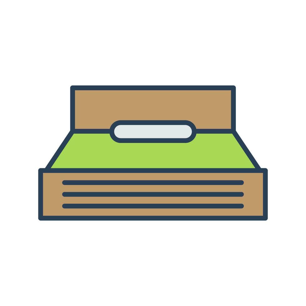 Single Bed Vector Icon