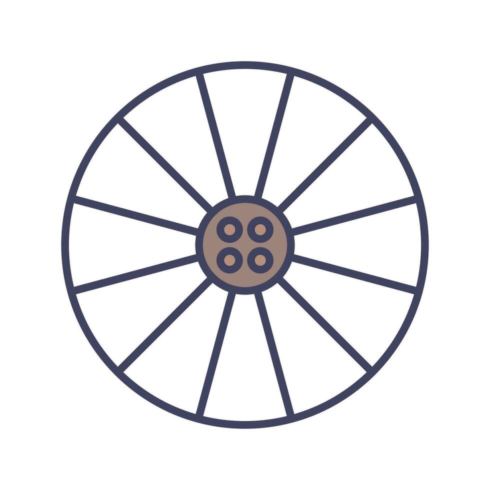 Wheel Vector Icon