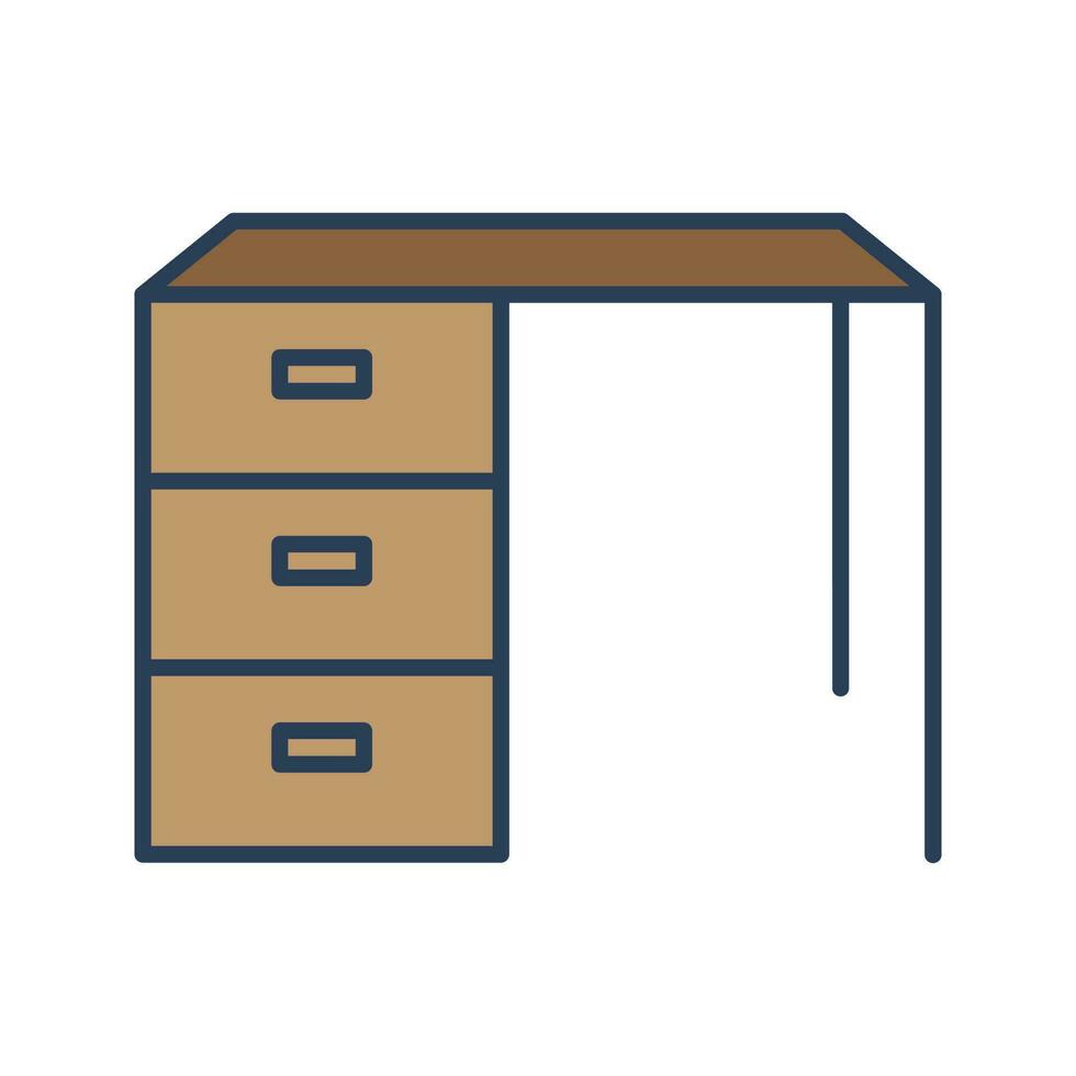 Working Table Vector Icon