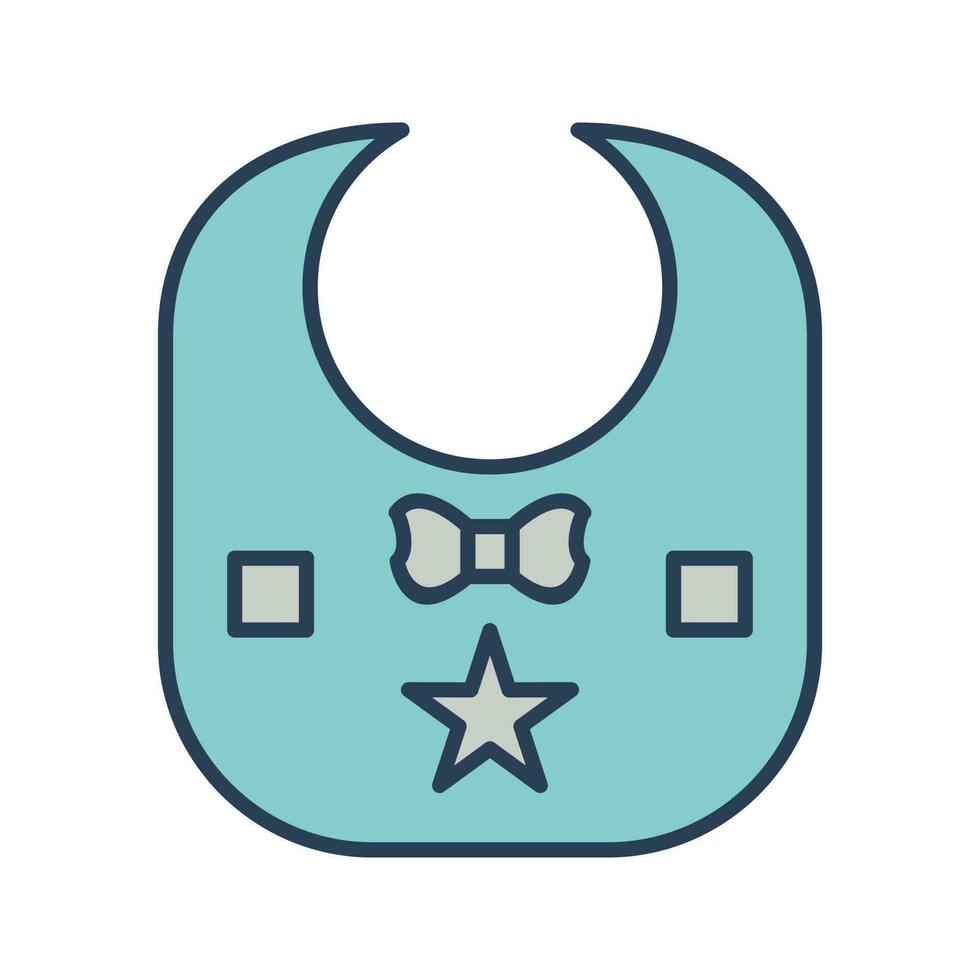 Baby Bib Vector Icon