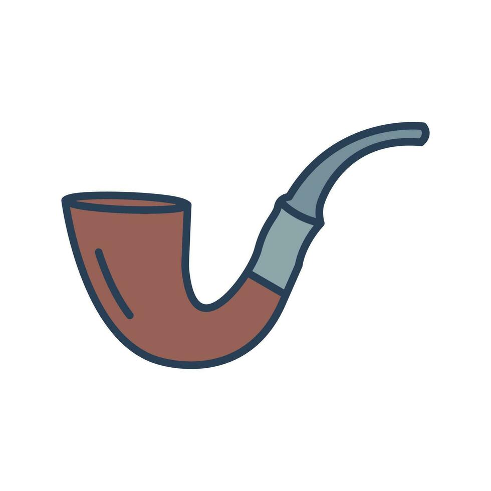 Cigar Pipe Vector Icon