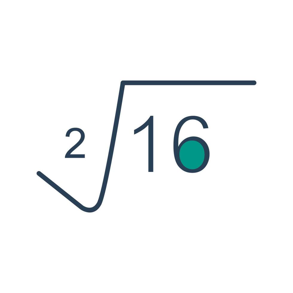 Square Root Vector Icon