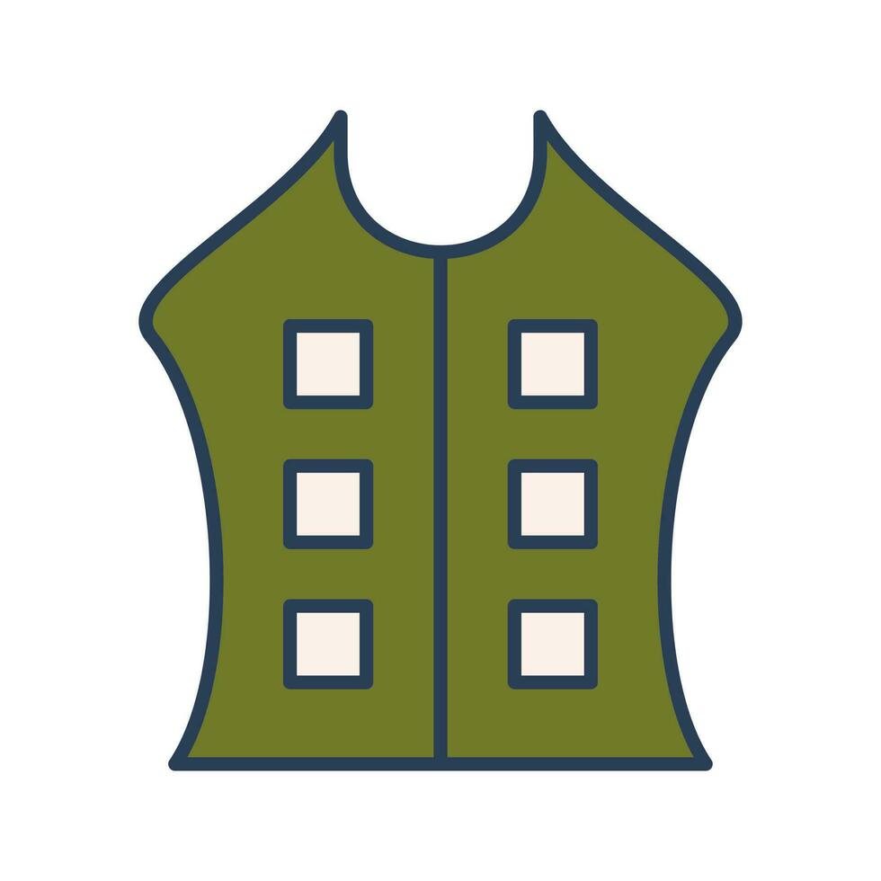 Bullet Proof Vest Vector Icon