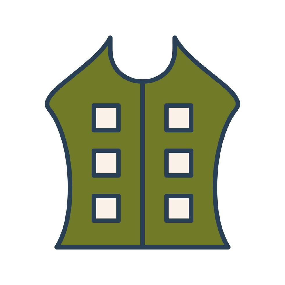 Bullet Proof Vest Vector Icon