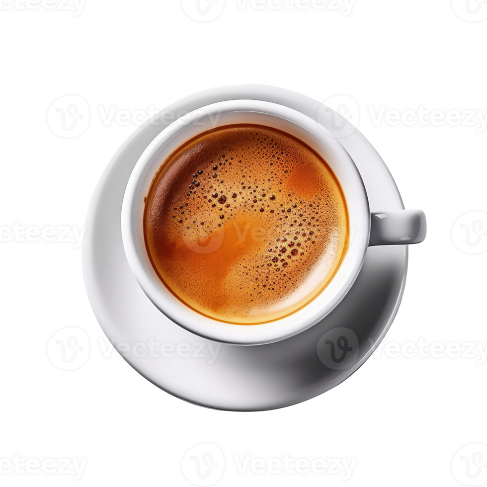 Espresso coffee isolated. Illustration png