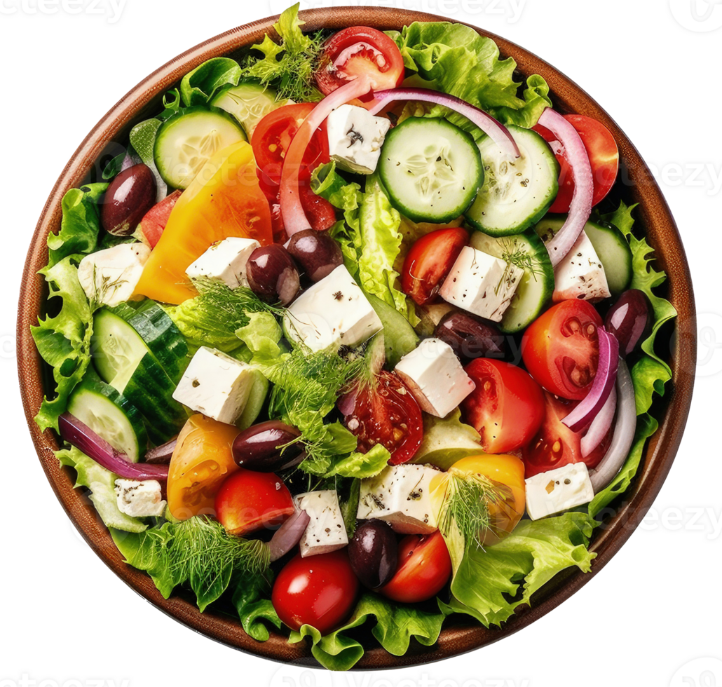 Green salad. Illustration png