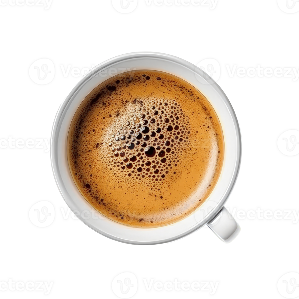 Espresso coffee isolated. Illustration png