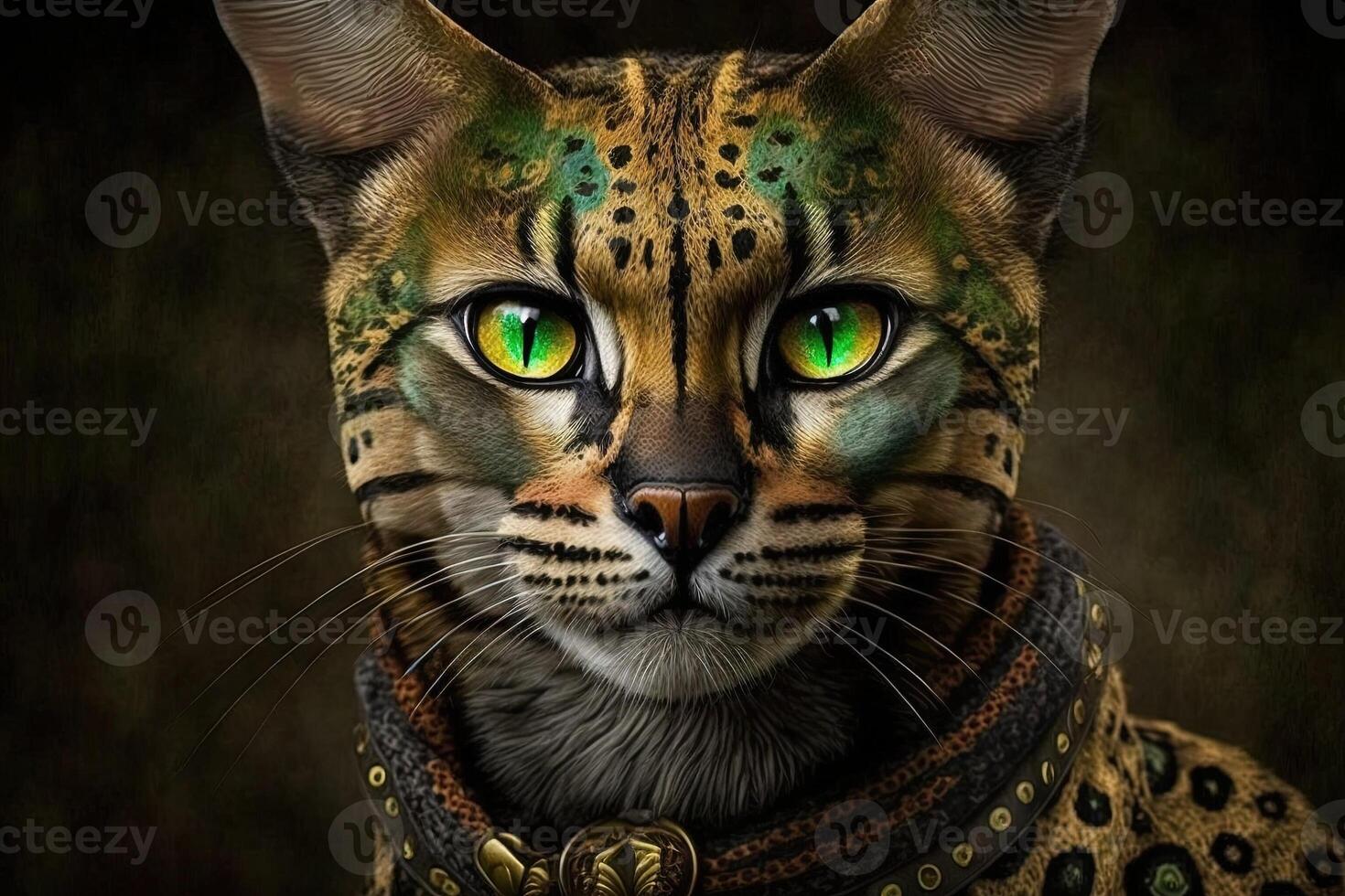 Amazonia cat illustration photo