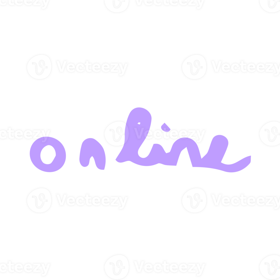 Online word element png