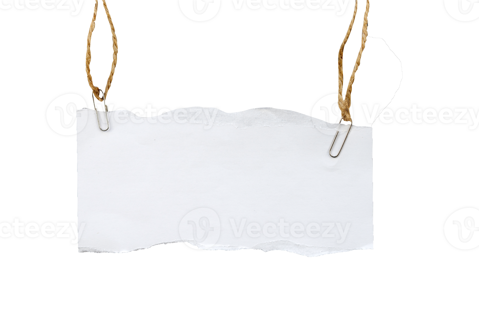 Torn Paper Hanging With Clip Isolated 23932487 PNG torn-paper-hanging-with-clip-isolated-23932487-png