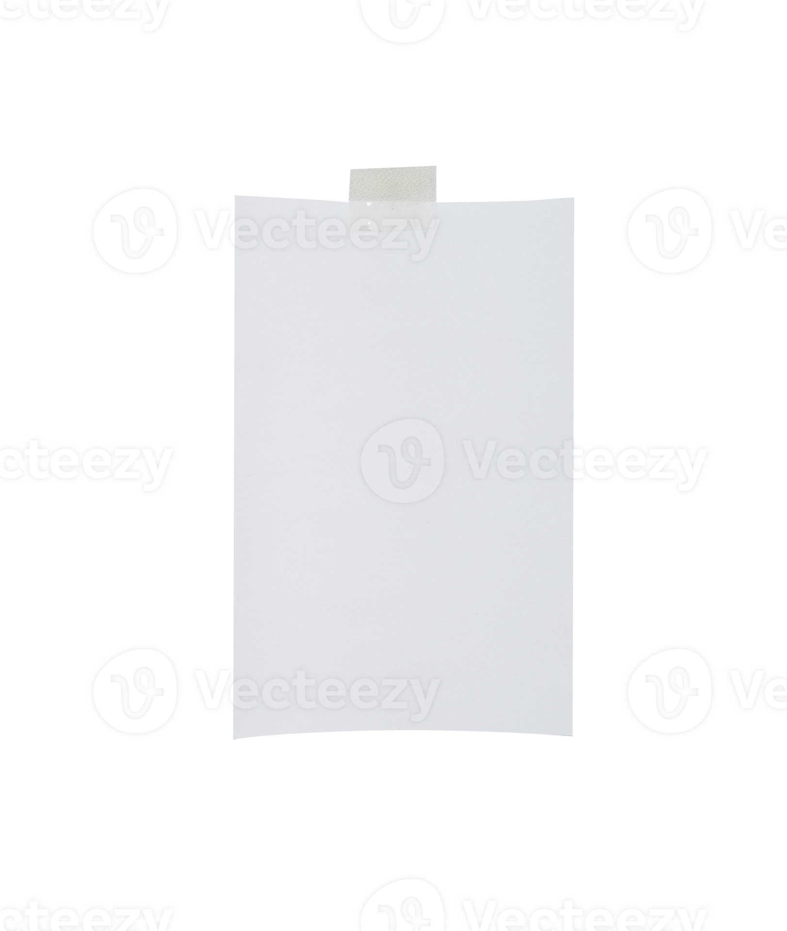 Blank note paper with transparent tape 23932494 png