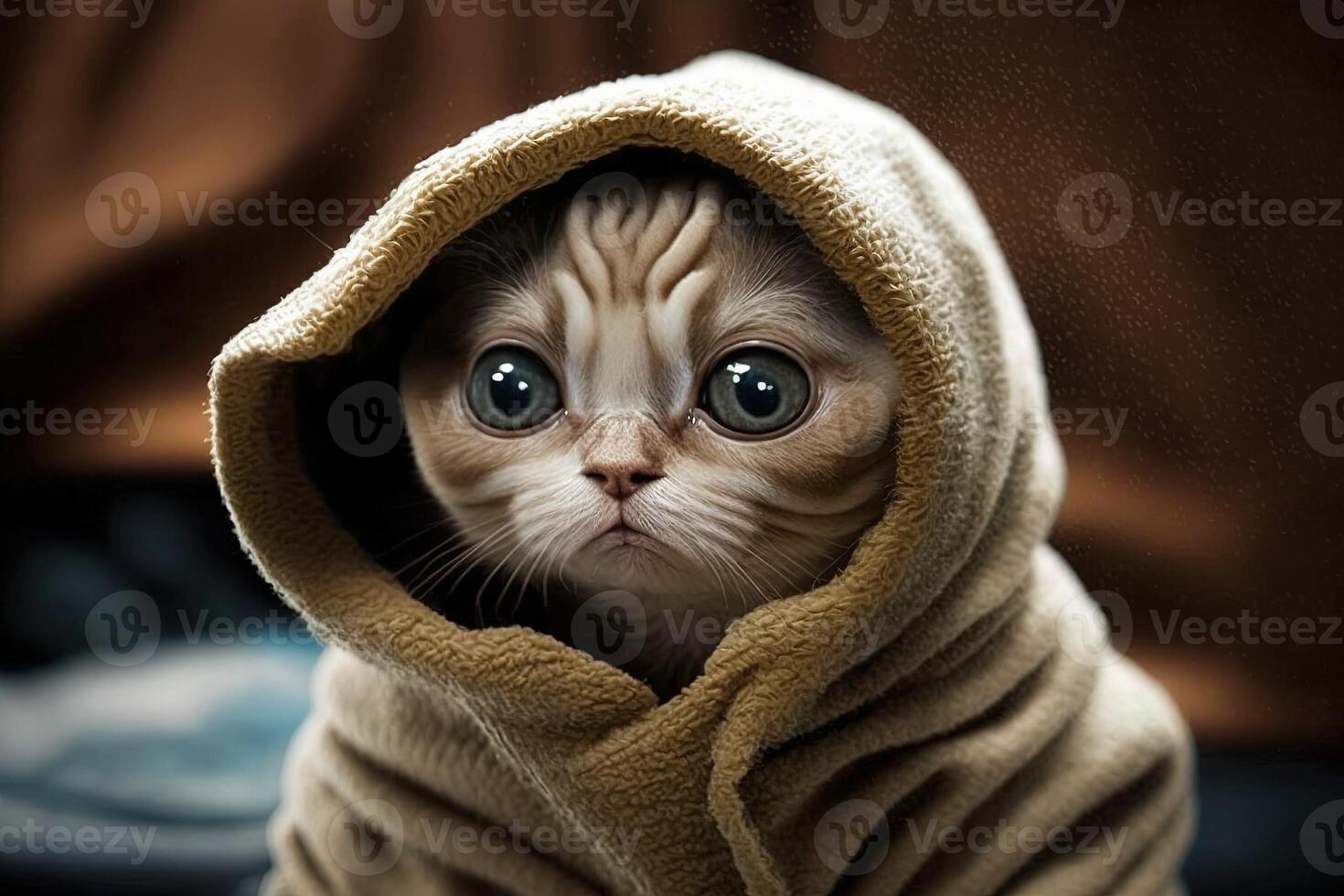 cat as extraterrestrial et illustration photo