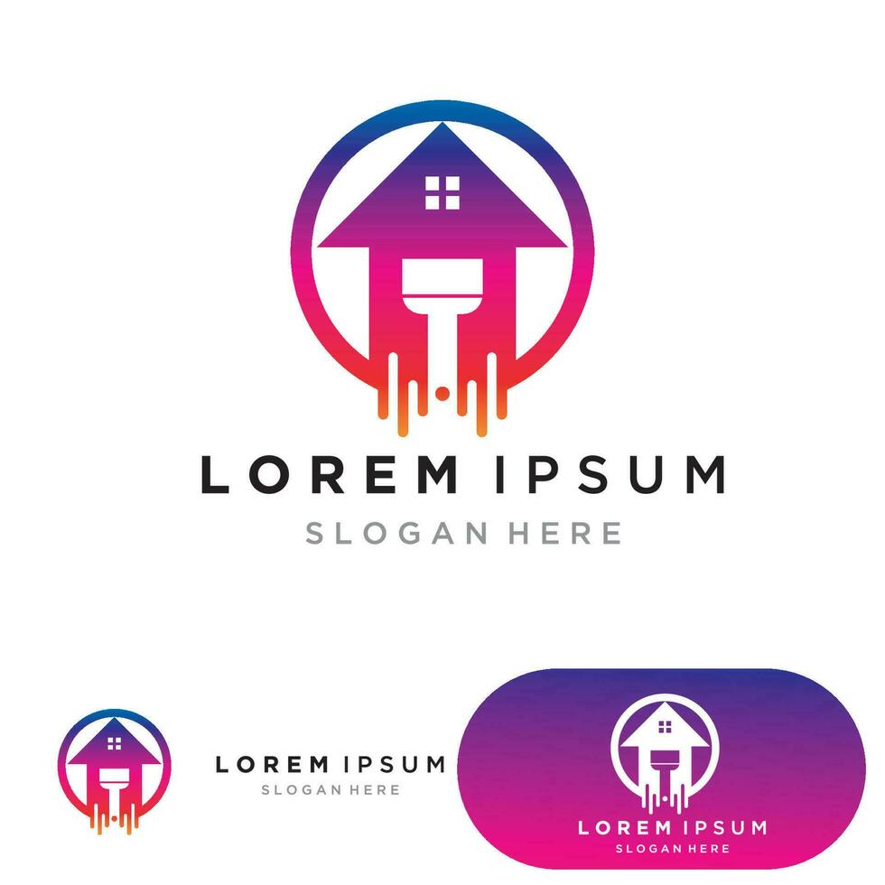 home buildings logo and symbols icons vector