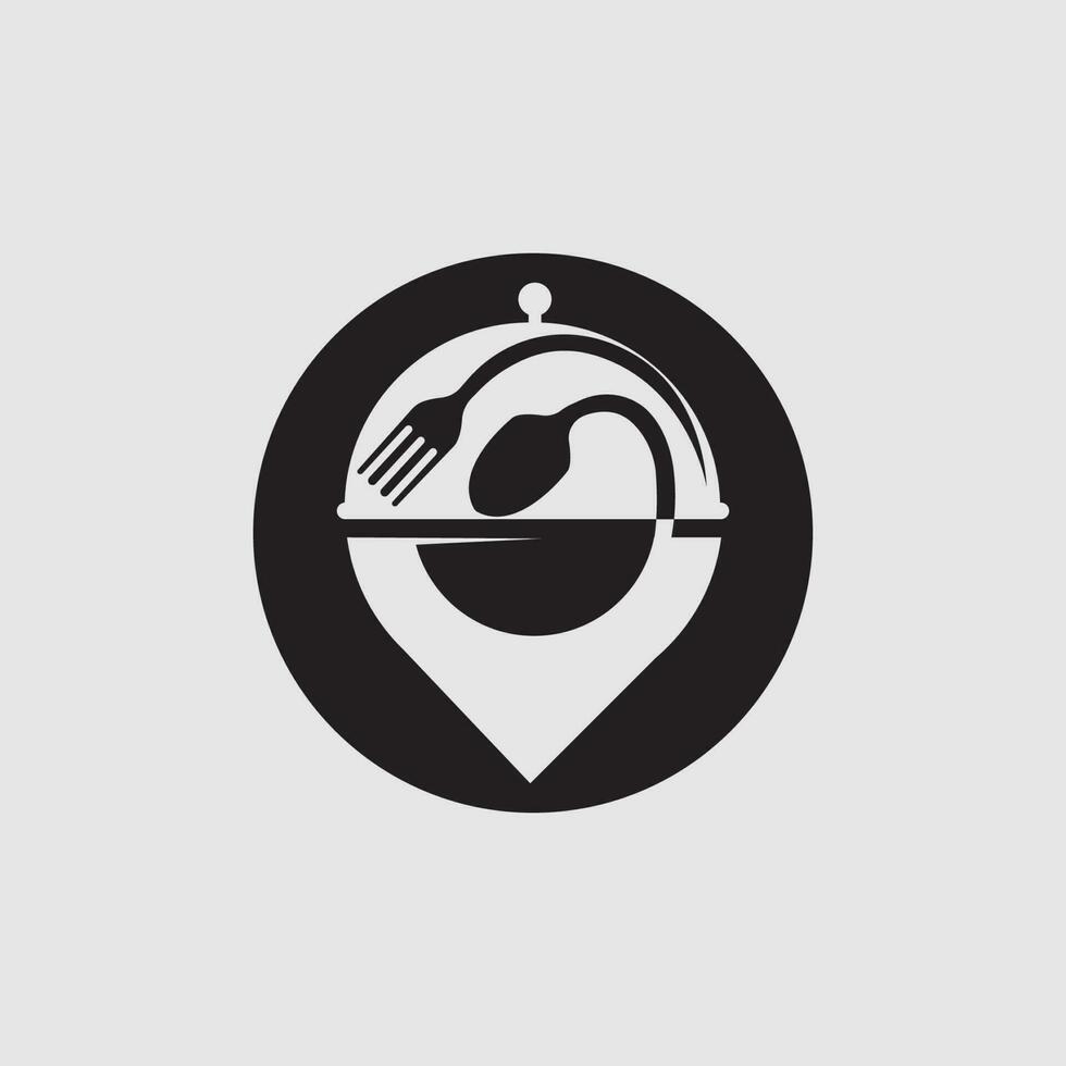comida punto logo diseños concepto vector, restaurante logo diseños modelo ilustración vector