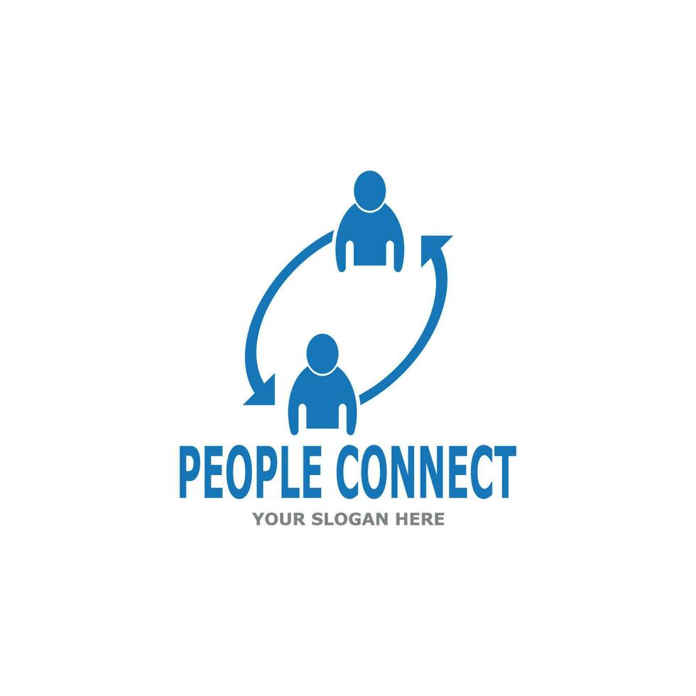 People connection  social media network business vector