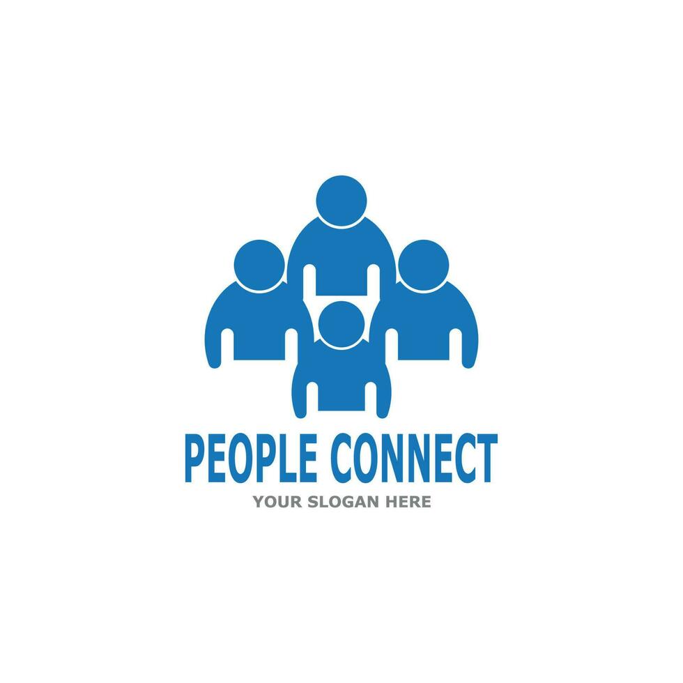 People connection  social media network business vector