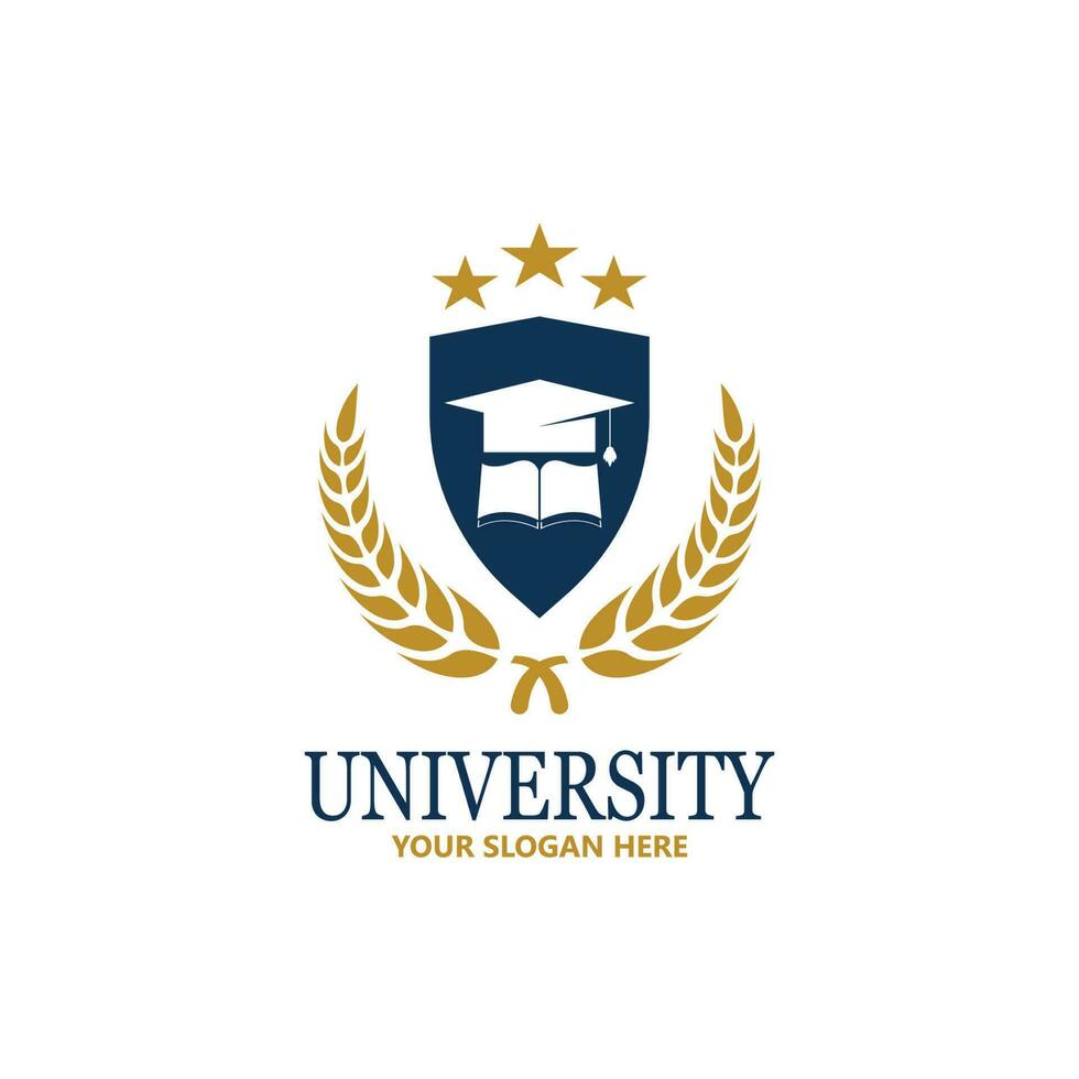 University  Academy  School and Course logo design template vector