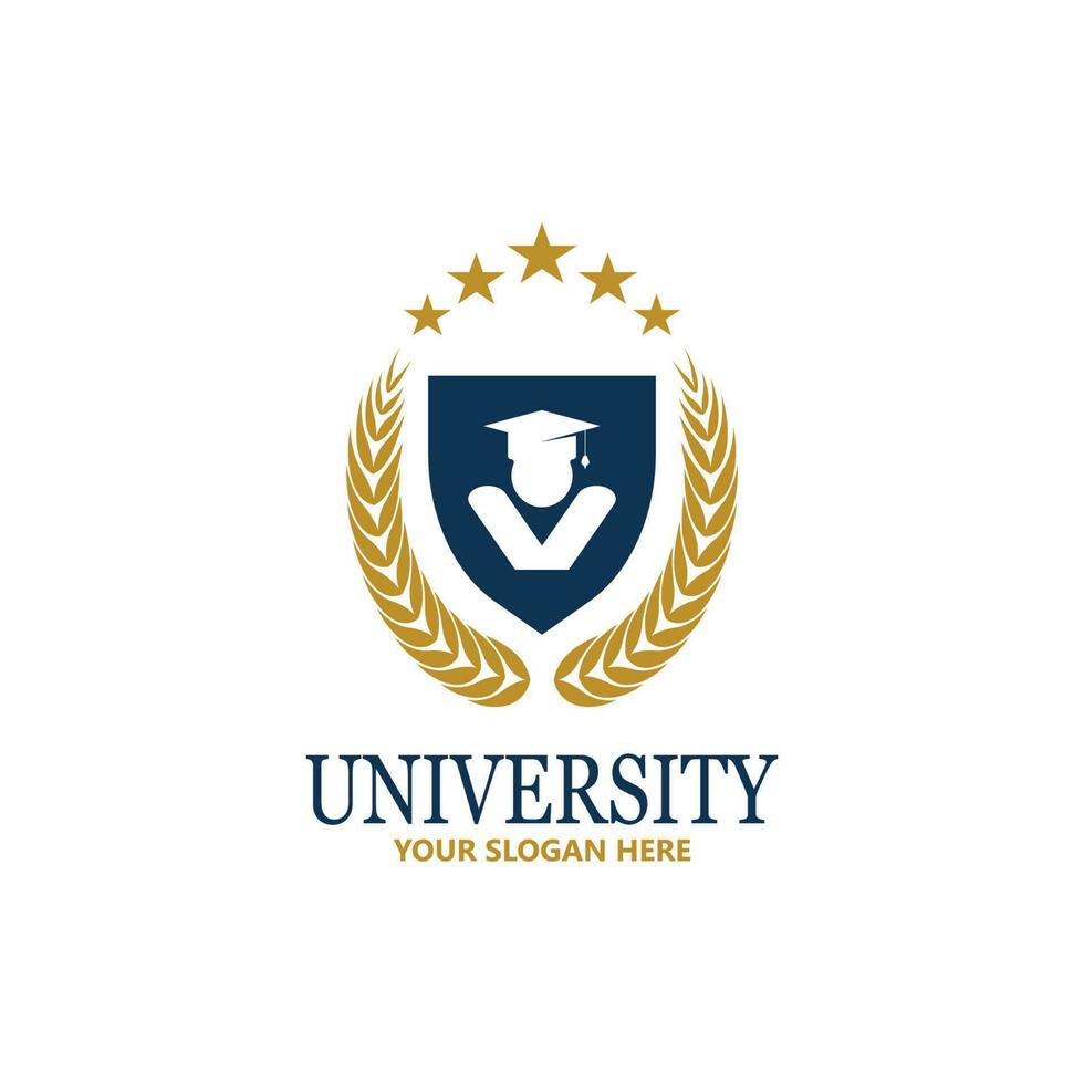 University  Academy  School and Course logo design template vector