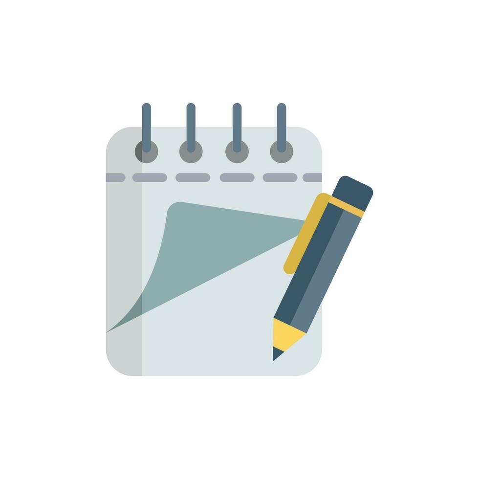 notepad icon design vector template