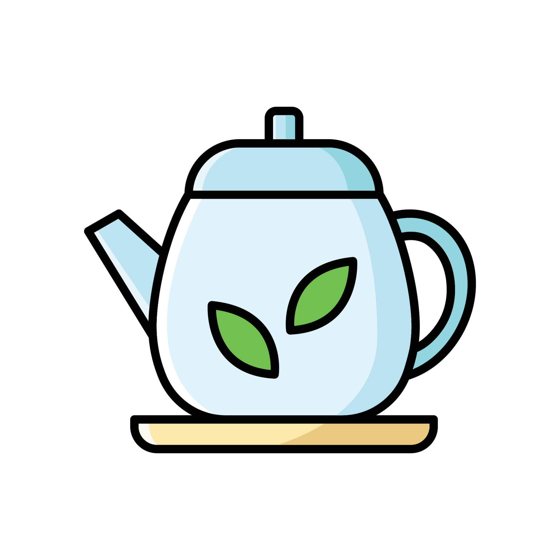 tea pot icon vector design template simple and modern 23933542 Vector