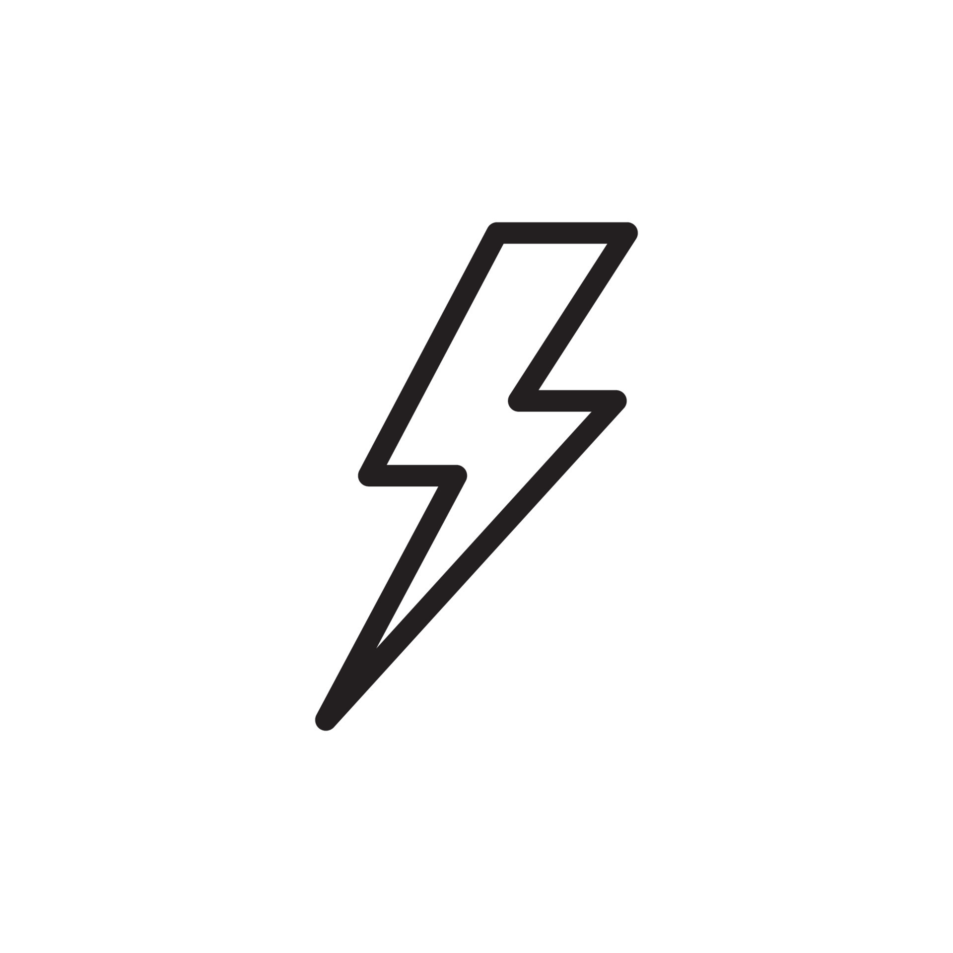 lightning bolt icon design vector template 23933566 Vector Art at Vecteezy