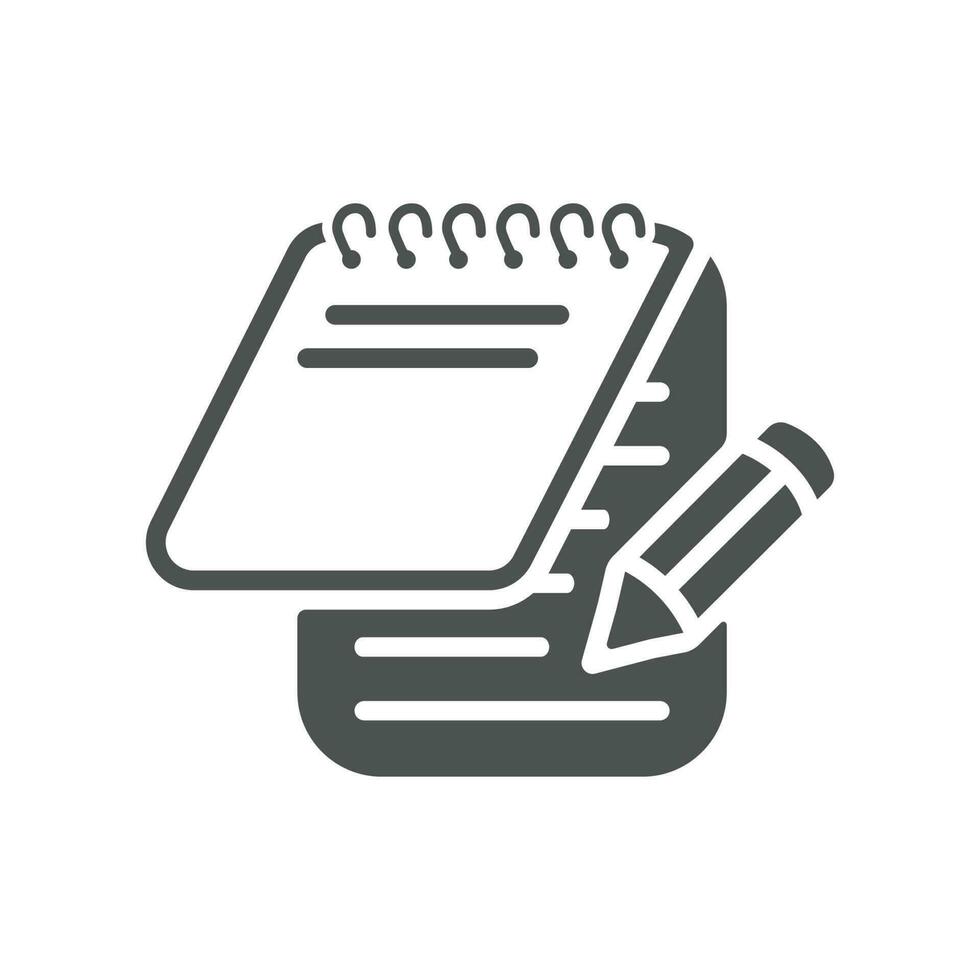 notepad icon design vector template