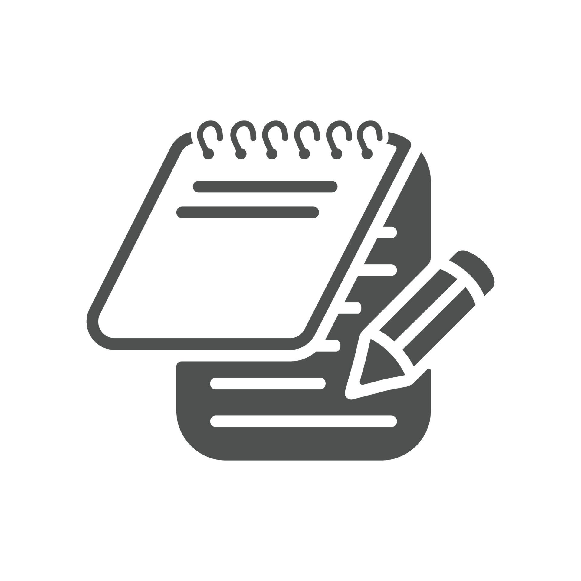 notepad icon design vector template 23933570 Vector Art at Vecteezy