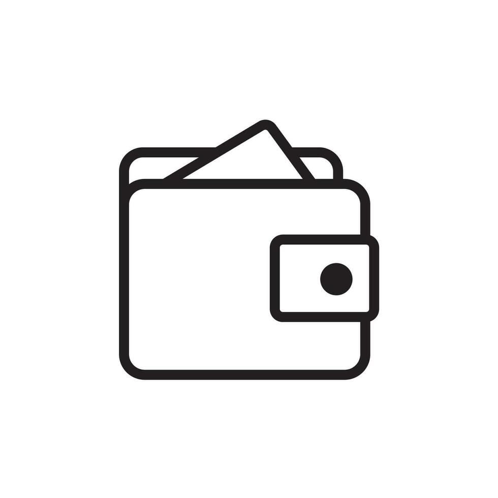 wallet icon design vector