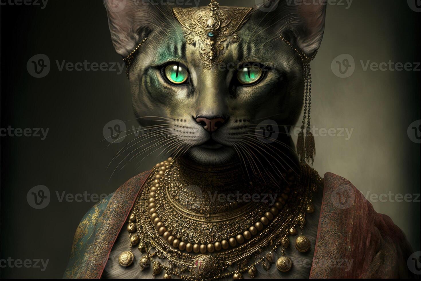 cat hari krishna monk illustration photo