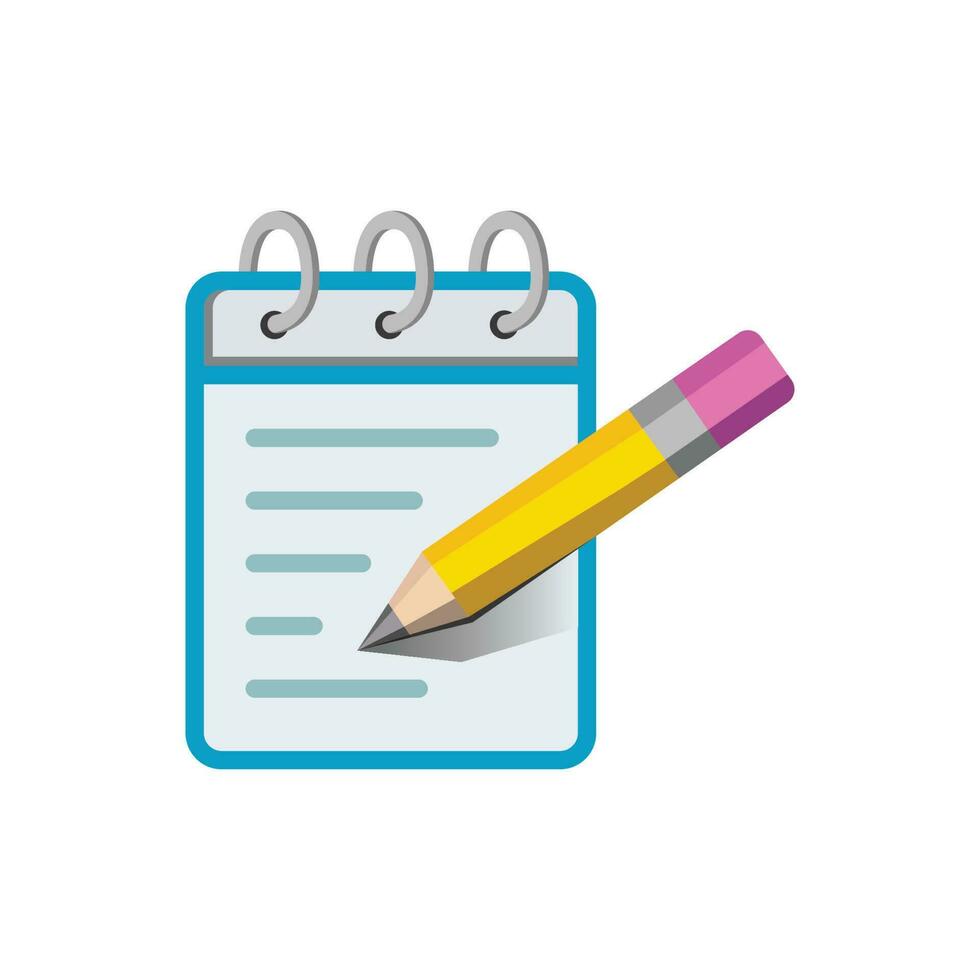 notepad icon design vector template