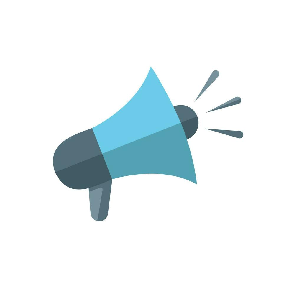 megaphone icon design vector