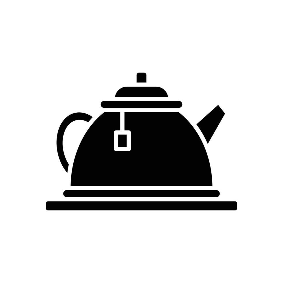 tea pot icon vector design template simple and modern