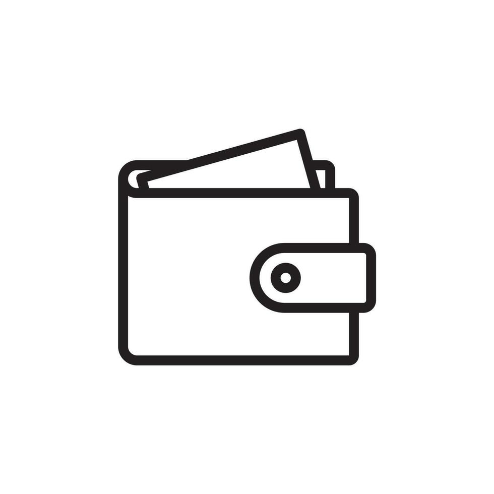 wallet icon design vector