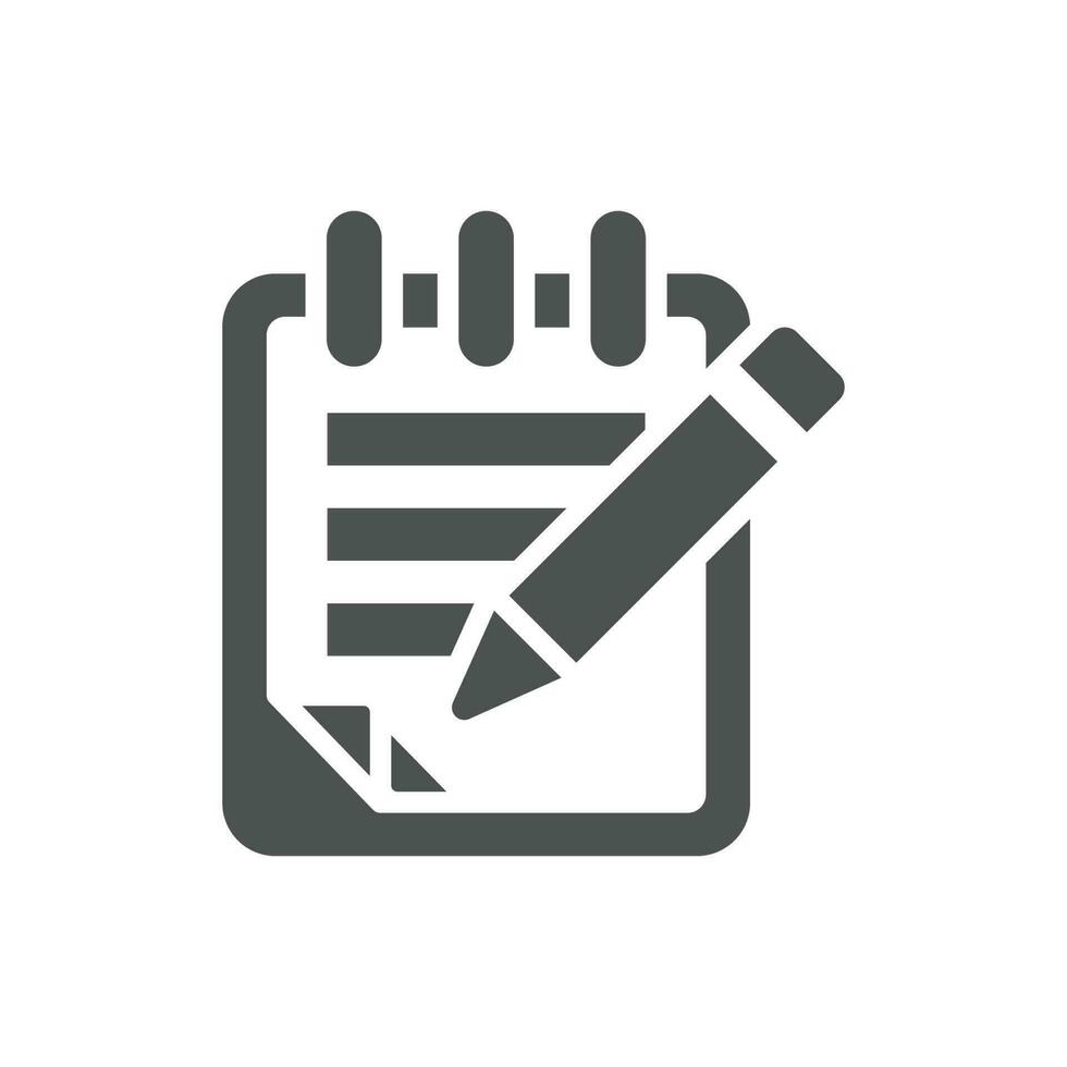 notepad icon design vector template