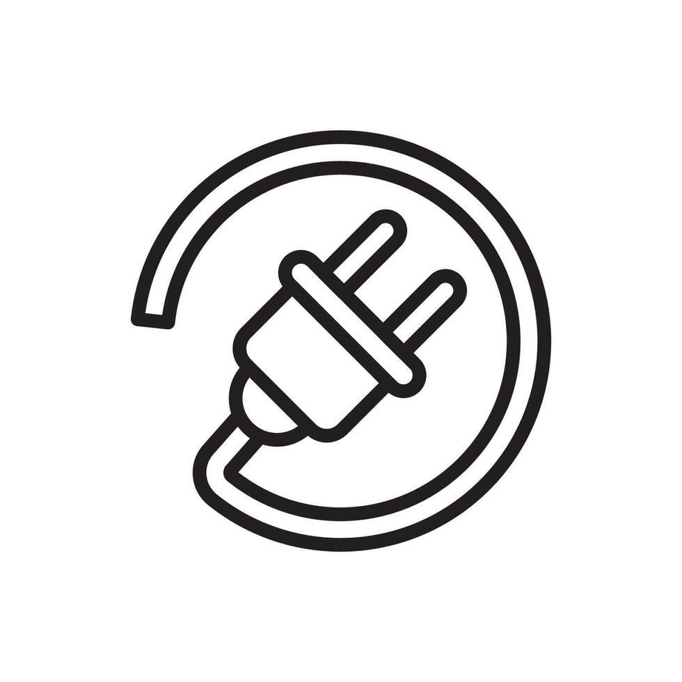 plug icon design vector template