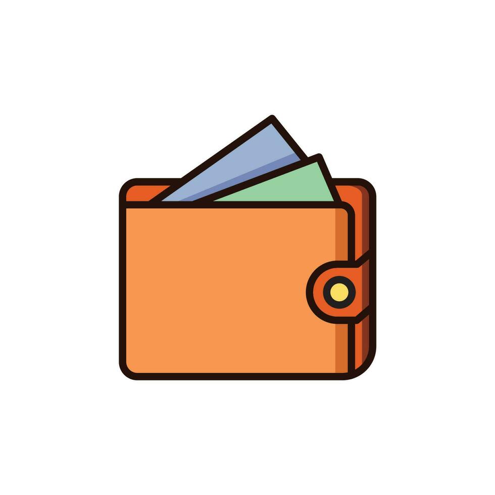 wallet icon design vector