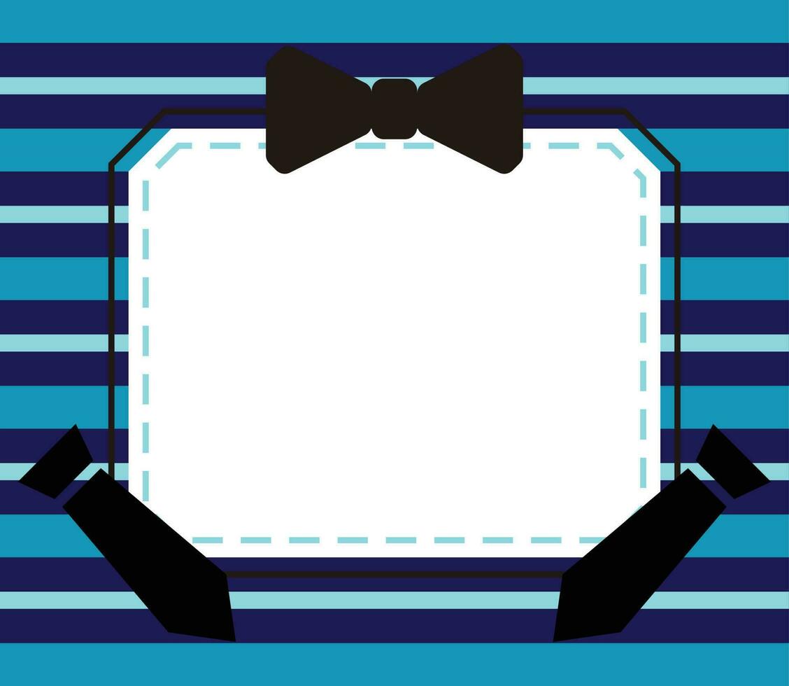 father's day background, tie icon with free space for text. Template for banner, poster, social media, web, greeting card. vector