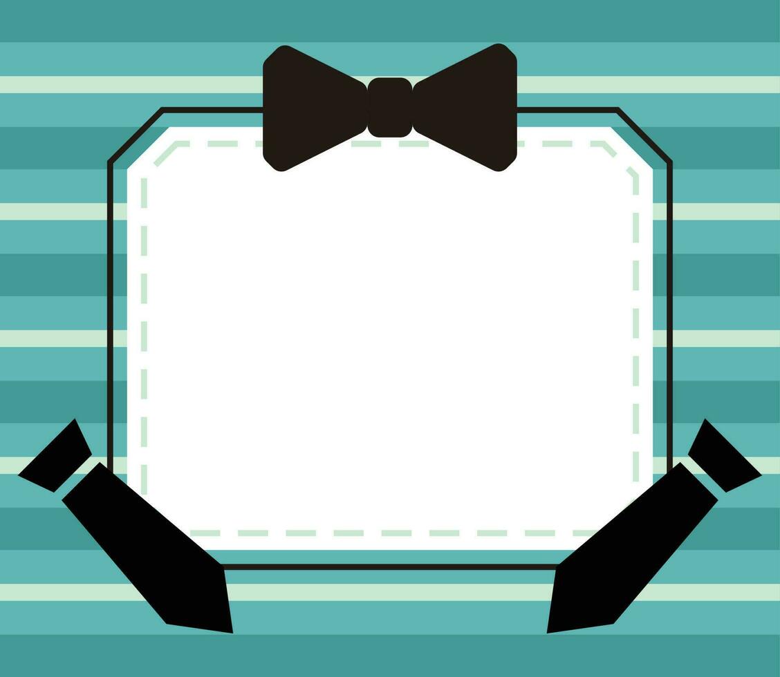 father's day background, tie icon with free space for text. Template for banner, poster, social media, web, greeting card. vector