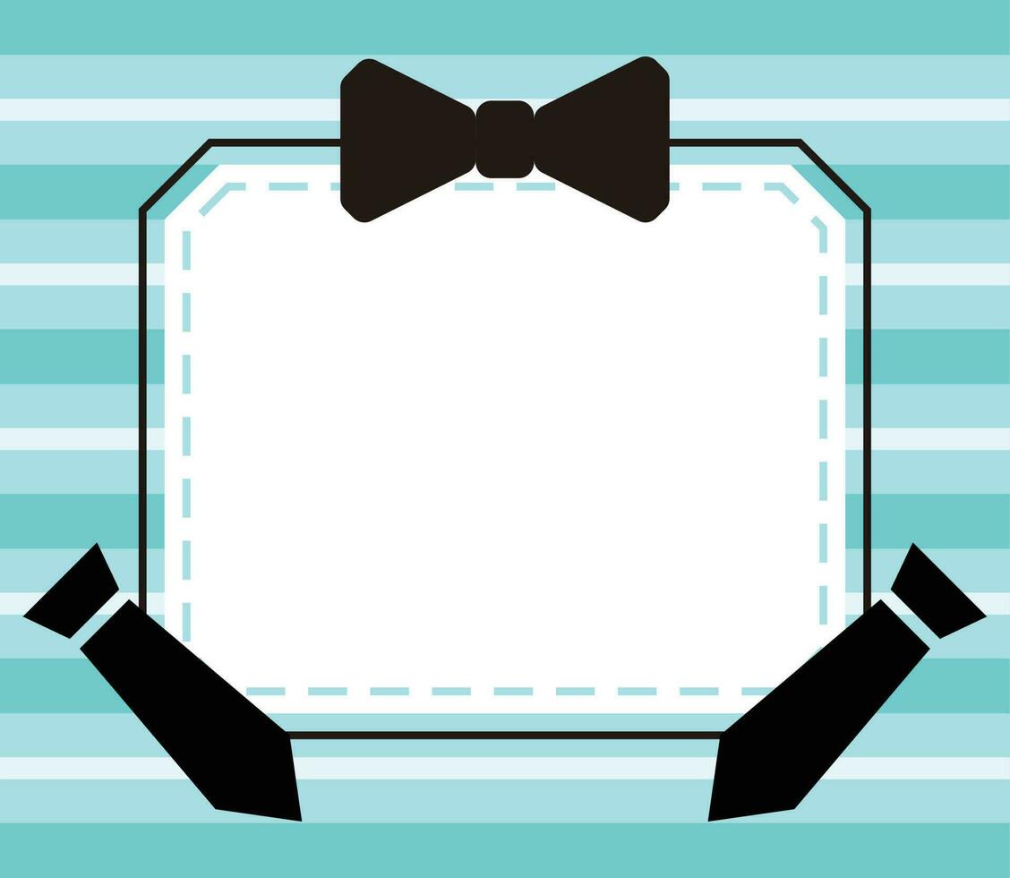 father's day background, tie icon with free space for text. Template for banner, poster, social media, web, greeting card. vector