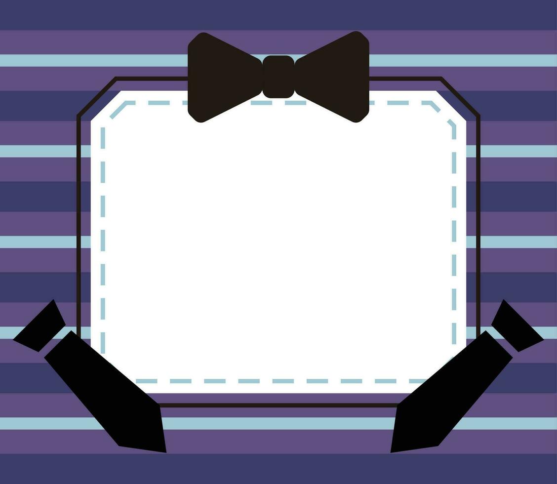 father's day background, tie icon with free space for text. Template for banner, poster, social media, web, greeting card. vector