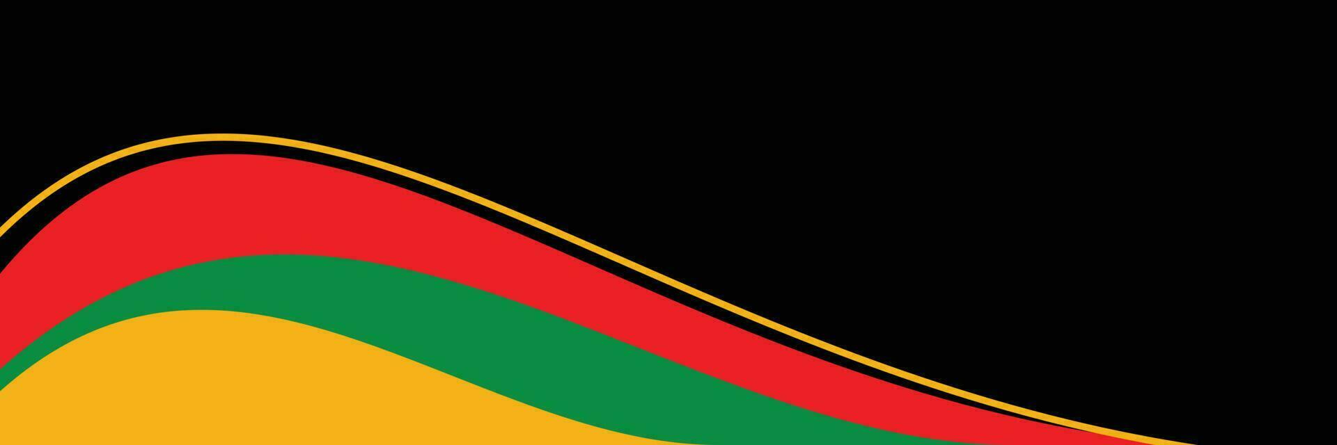 Juneteenth theme black, red, yellow, green color background, liberty day, annual holiday. Vector design for banner, greeting card, poster, social media.
