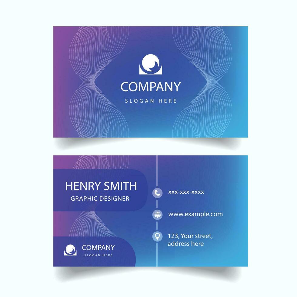 Modern Business Card Template vector