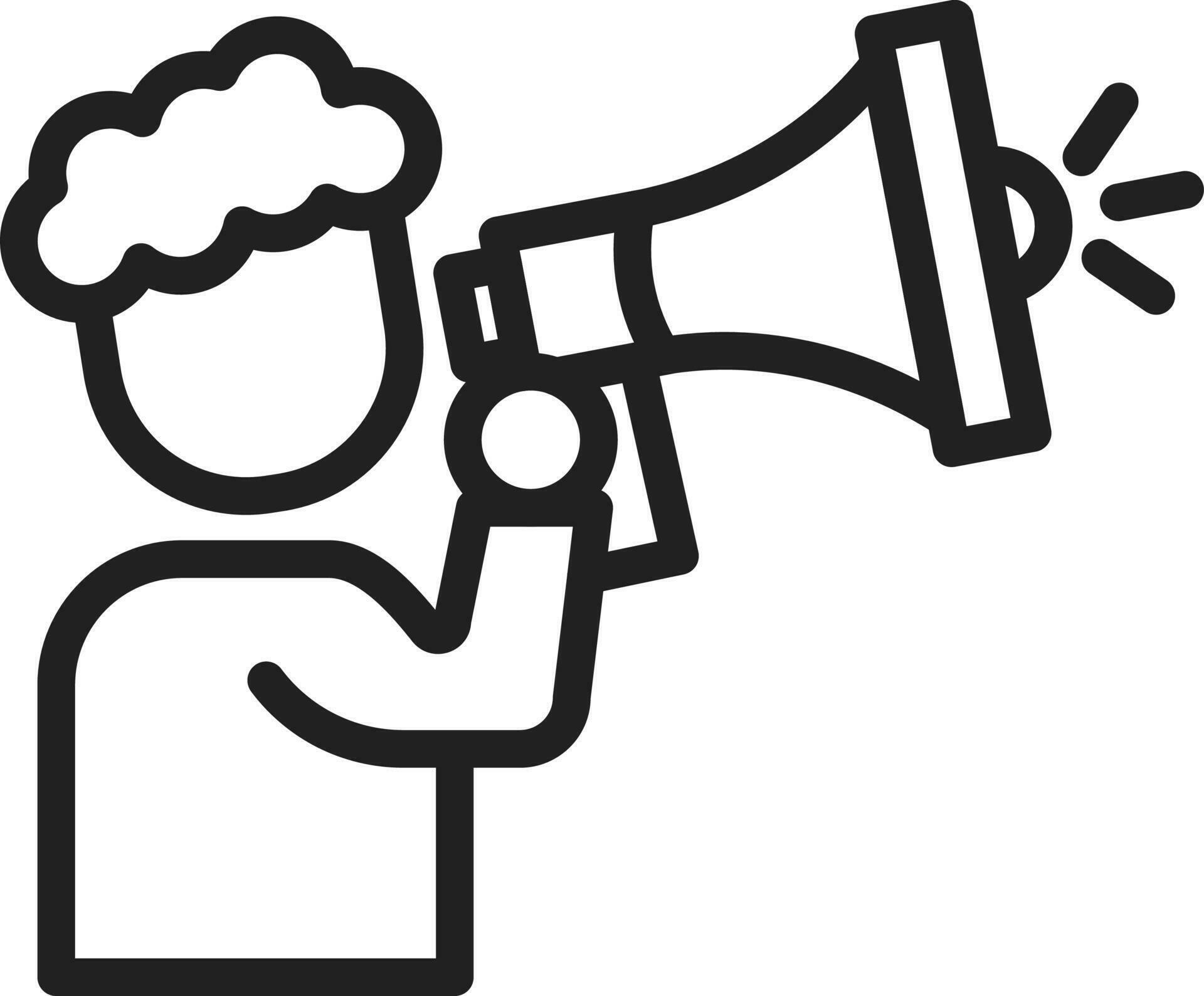 Announcement icon vector image. 23933983 Vector Art at Vecteezy